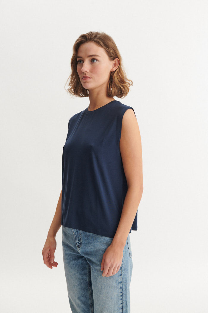 Basic Apparel Jolanda Tank Toppe 048 Navy